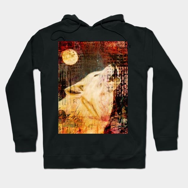 Wolf Hoodie by teenamarie23art